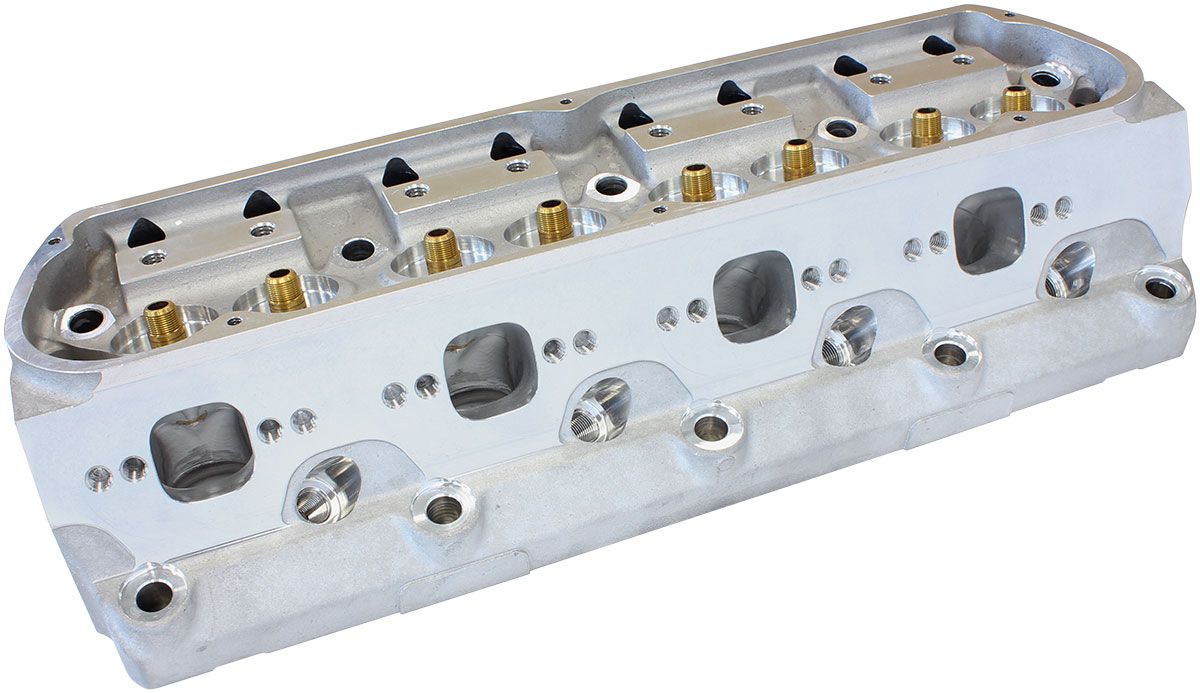 Aeroflow Bare Small Block Ford Windsor 289-351 200cc CNC Ported Aluminium Cylinder Heads with 60cc Chamber (Pair) 2.13" x 1.28" Intake Port, 1.40" x 1.40" Exhaust Port