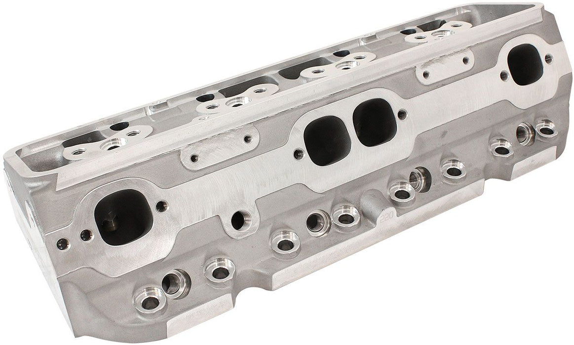 Aeroflow Bare Small Block Chev 327-350-400 220cc Aluminium Cylinder Heads with 75cc Chamber (Pair) 2.22" x 1.31" Intake Port, 1.42" x 1.54" Exhaust Port