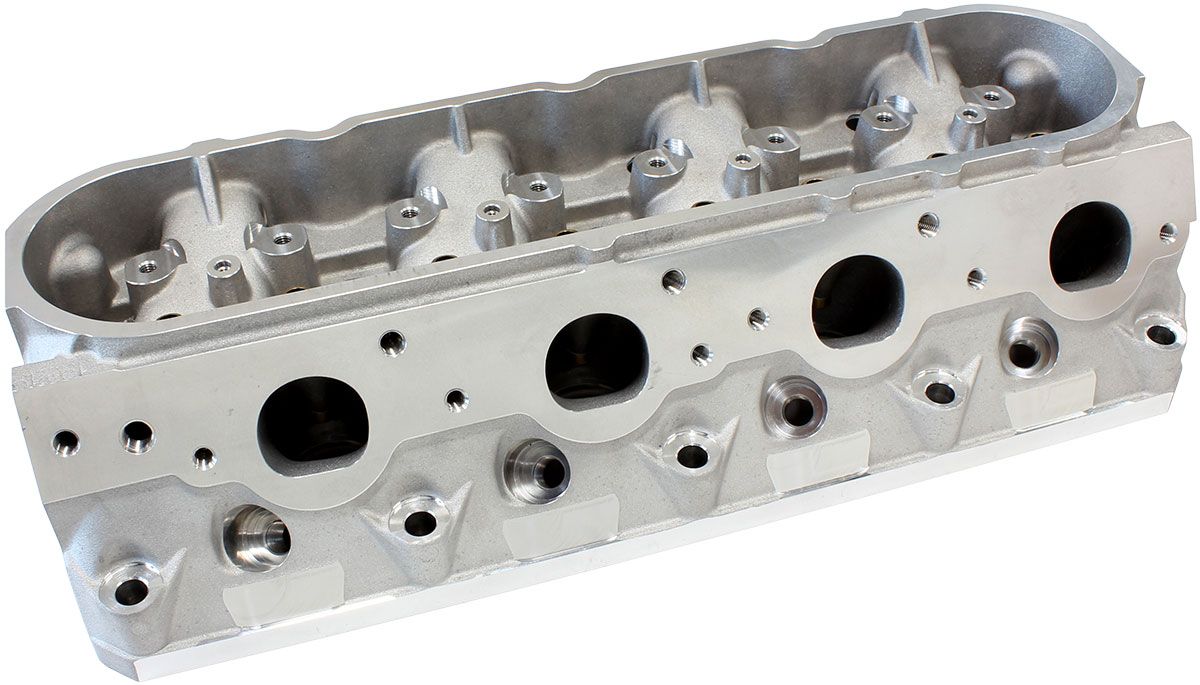 Aeroflow Bare GM LS3 4 Bolt 276cc Aluminium Cylinder Heads with 70cc Chamber (Pair) 2.60" x 1.28" Intake Port, 1.47" x 1.64" Exhaust Port