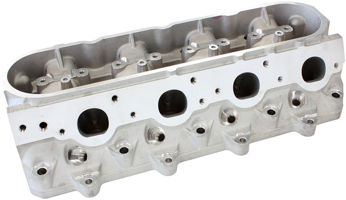 Aeroflow Bare GM LS3 6 Bolt 276cc Aluminium Cylinder Heads with 70cc Chamber (Pair) 2.60" x 1.28" Intake Port, 1.47" x 1.64" Exhaust Port