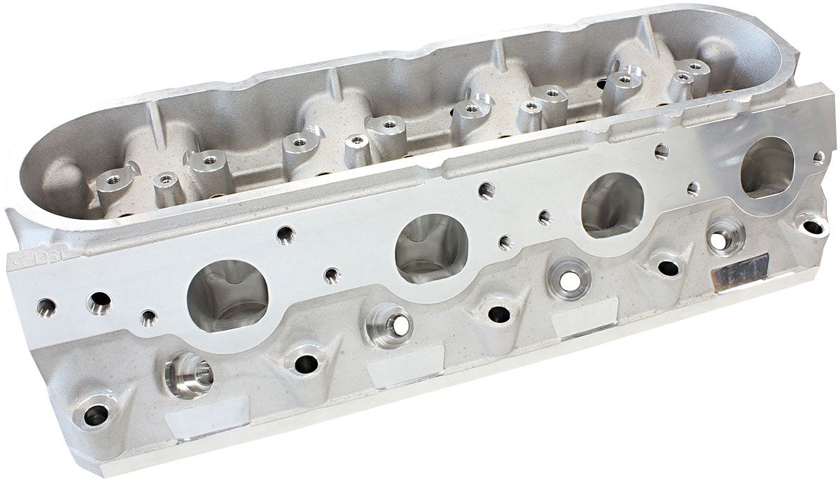Aeroflow Bare GM LS3 4 Bolt 276cc CNC Ported Aluminium Cylinder Heads with 70cc Chamber (Pair) 2.60" x 1.28" Intake Port, 1.47" x 1.64" Exhaust Port