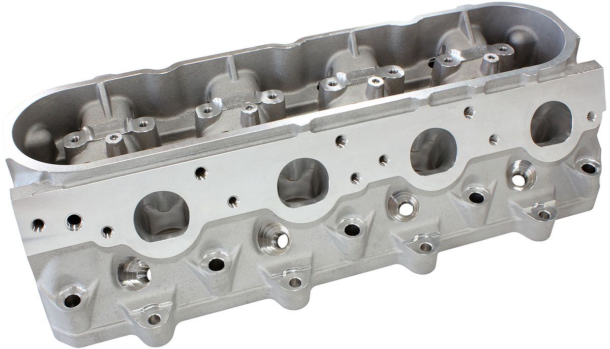 Aeroflow Bare GM LS3 6 Bolt 276cc CNC Ported Aluminium Cylinder Heads with 70cc Chamber (Pair) 2.60" x 1.28" Intake Port, 1.47" x 1.64" Exhaust Port