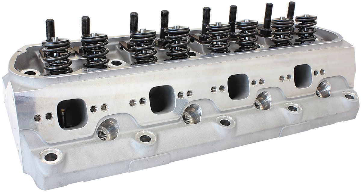 Aeroflow Complete Small Block Ford Windsor 289-351 185cc Aluminium Cylinder Heads with 58cc Chamber (Pair) 2.10" x 1.25" Intake Port, 1.35" x 1.35" Exhaust Port