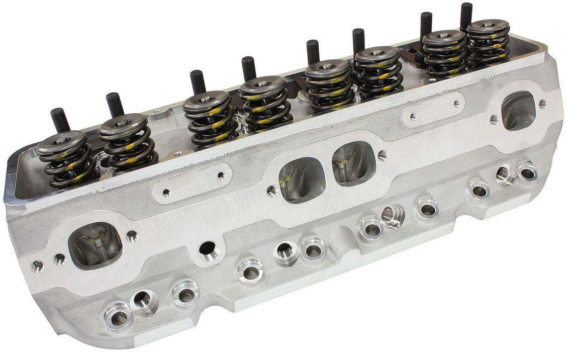 Aeroflow Complete Small Block Chev 327-350-400 213cc CNC Ported Aluminium Cylinder Heads with 68cc Chamber (Pair) 2.15" x 1.30" Intake Port, 1.45" x 1.50" Exhaust Port