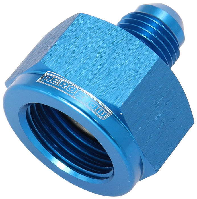 AN Flare Reducer Female/Male -12AN to -10AN  Blue Finish