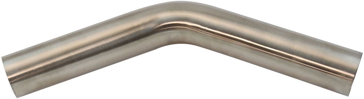 Stainless Steel Bend, 45° 1-5/8" O.D, .065" Wall, 6" Leg