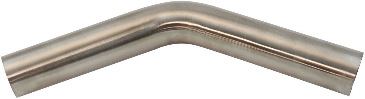 Stainless Steel Bend, 45°  1-3/4" O.D, .065" Wall, 6" Leg