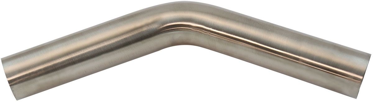 Stainless Steel Bend, 45°  1-7/8" O.D, .065" Wall, 6" Leg