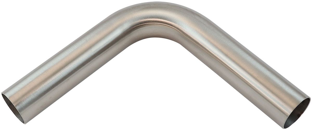 Stainless Steel Bend, 90°  1-5/8" O.D, .065" Wall, 6" Leg