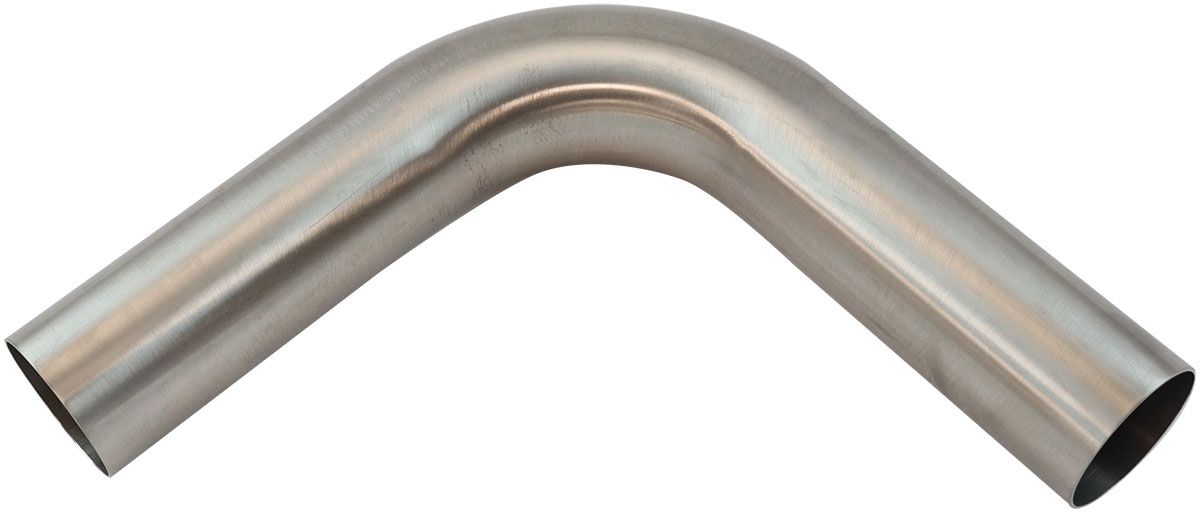 Stainless Steel 90° Mandrel Bend  2-1/4" O.D, .065" Wall, 6" Leg