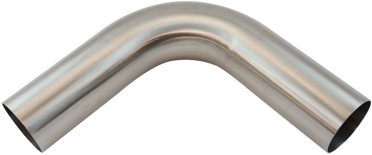 Stainless Steel 90° Mandrel Bend  3" O.D, .065" Wall, 6" Leg
