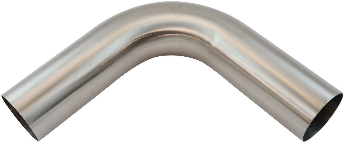 Stainless Steel 90° Mandrel Bend  5" O.D, .065" Wall, 6" Leg
