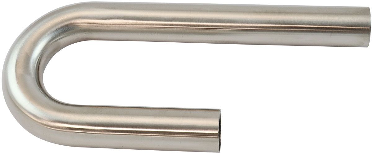 Stainless Steel 180° Mandrel J Bend   1-1/4" O.D, .065" Wall, 6"/12" Leg