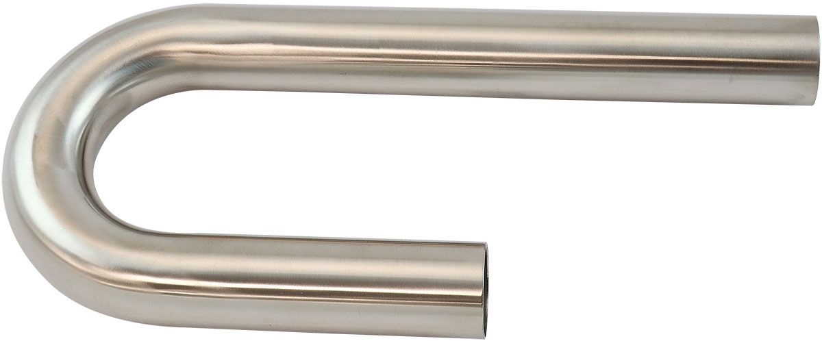 Stainless Steel 180° Mandrel J Bend   1-3/4" O.D, .065" Wall, 6"/12" Leg