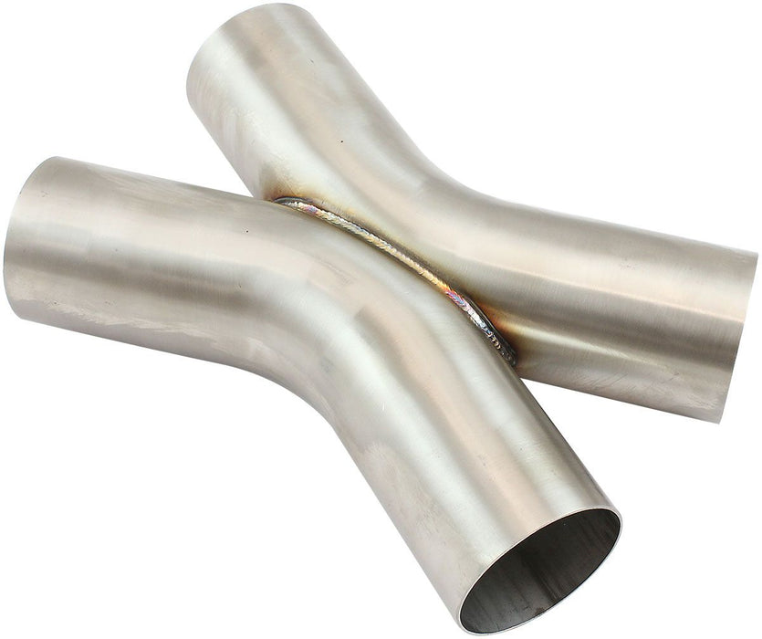 Aeroflow Stainless Steel Exhaust X-Pipe 3" O.D, 45C Bends