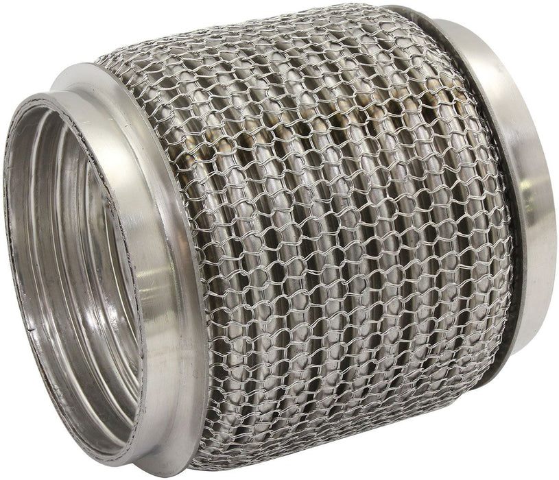 Stainless Steel Flex Joint With Mesh - 2-1/4" I.D  304 Stainless Steel, 4" Long