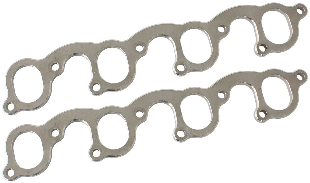 Ford Cleveland 1-7/8" Oval Port Header Flange StainlessSteel, Sold as a Pair