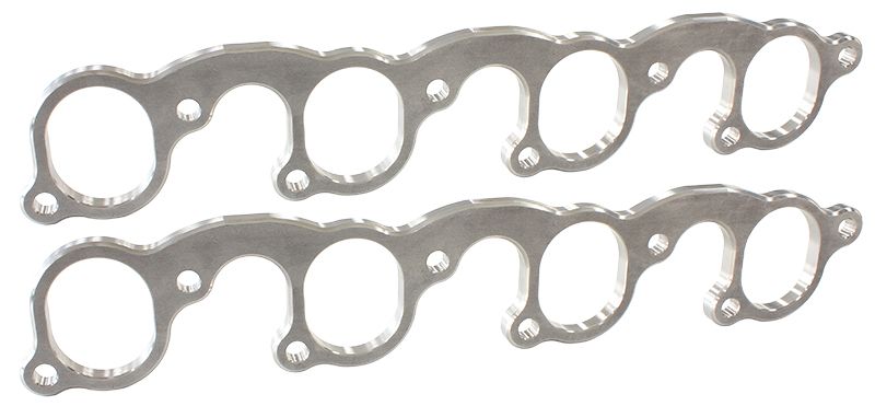 Ford Cleveland 2"Oval Port Header Flange StainlessSteel, Sold as a Pair, To SuitEdelbrock Heads