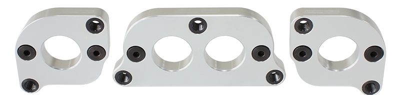 Aluminium Header Adapter Flange Plate  Suit SB Chev With STD Port