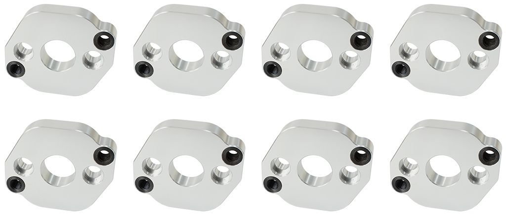 Aluminium Header Adapter Flange Kit  Suit SB Ford With 2" Pattern