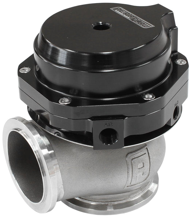 Aeroflow 44mm External Wastegate - Black 14 PSI (1 Bar)