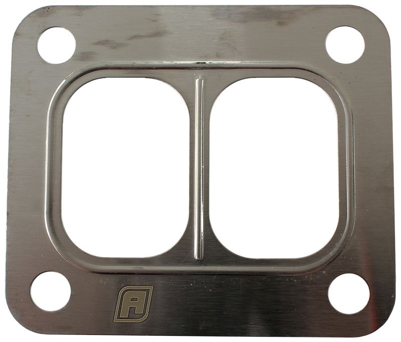 Turbo Inlet Flange Gasket Suit T4 Twin Entry Flange, Single Layer Embossed Steel