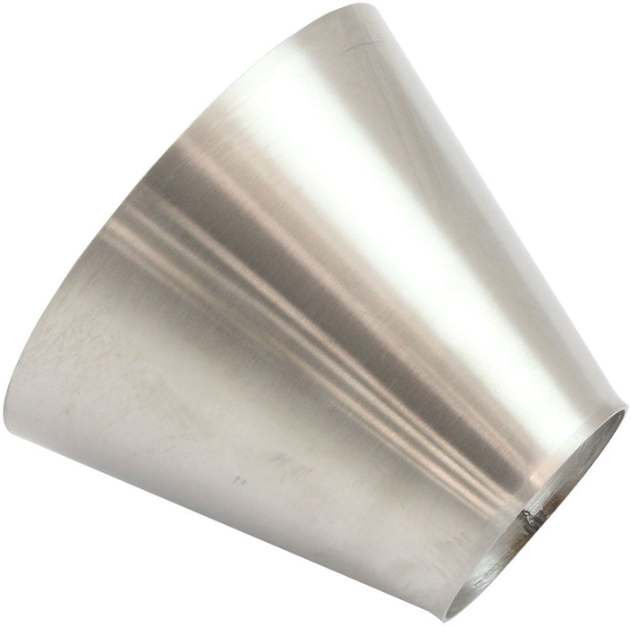 Aeroflow 2-1/2" to 5"304 Stainless Steel TransitionCone 63mm up to 127mm, 4" Overall Length
