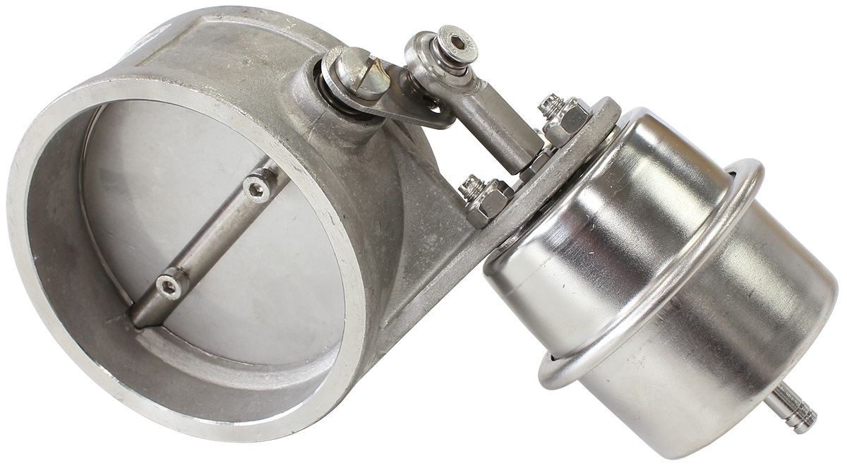 Aeroflow 4" Exhaust Control Valve Opens when boost reaches6-7 psi