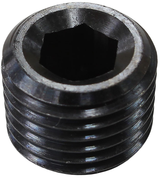 Black Coated Steel Port Plug 3/8" NPT