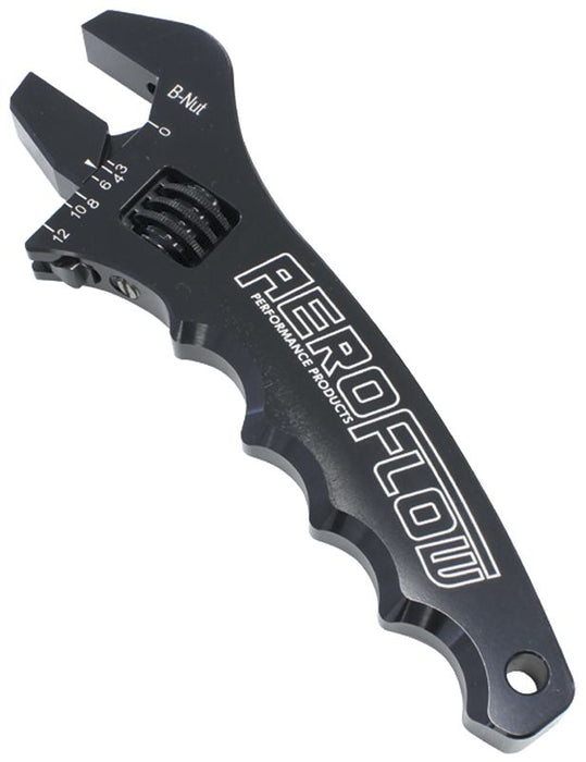 Aluminium Adjustable Grip Spanner - Black