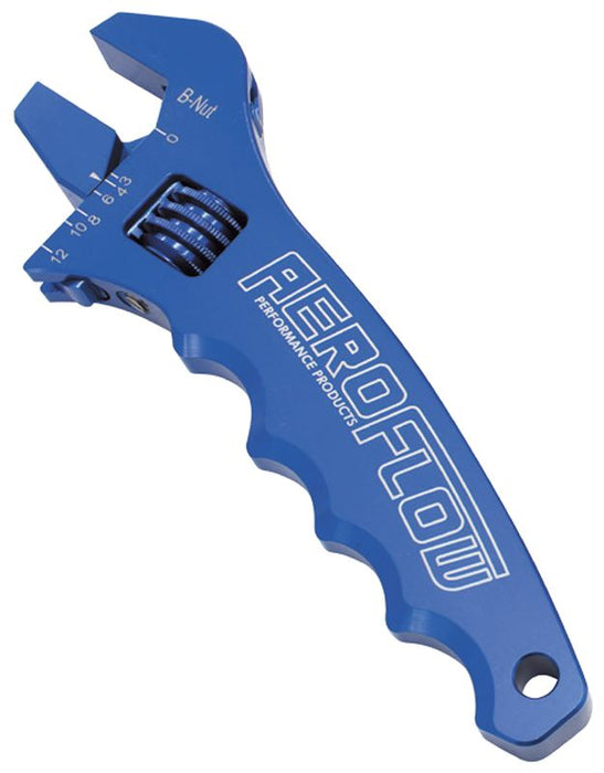 Aluminium Adjustable Grip Spanner - Blue
