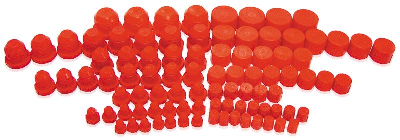 Plastic Dust Caps & Plugs  96 piece assorted sizes from -3AN to -20AN