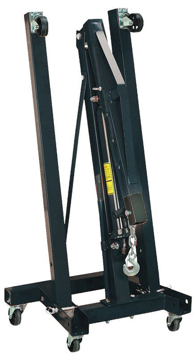 Heavy Duty Foldable Engine Hoist 2 Ton, Black powder coated finish