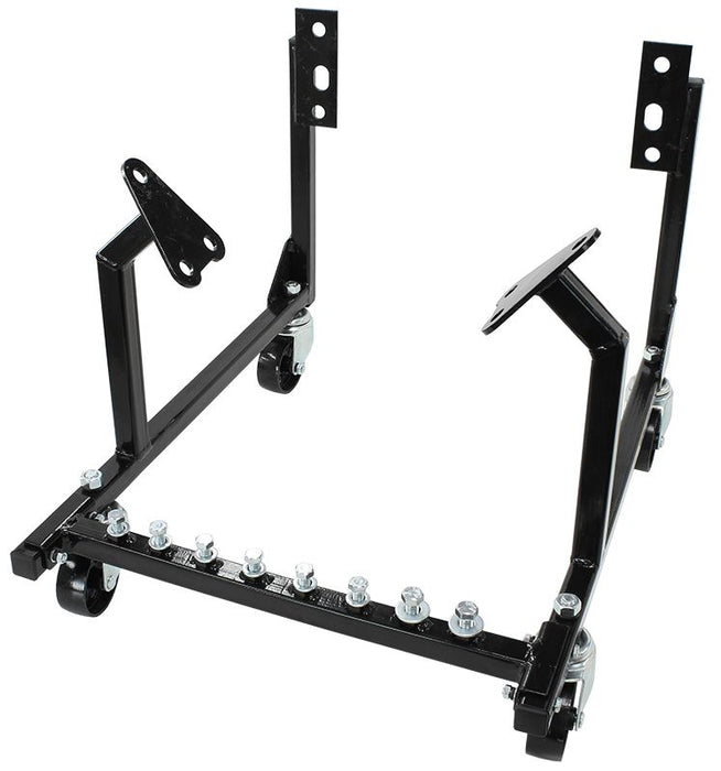Engine Cradle  Suit Holden V8 253-308 Engines, solid steel wheels, black powder coated finish
