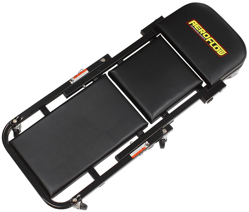 Aeroflow Garage and Workshop Creeper Folds into a Garage Seat