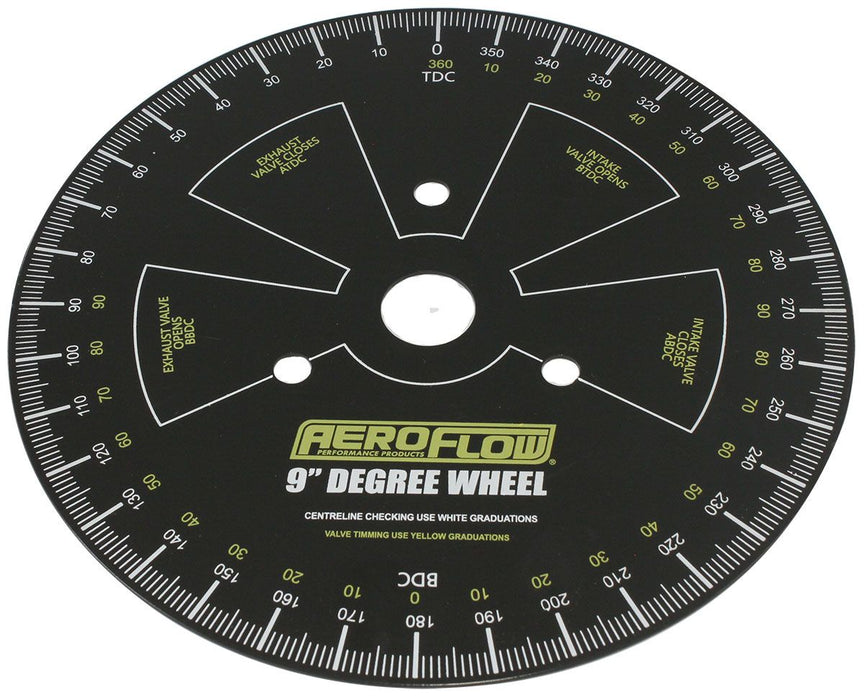 Camshaft Degree Wheel 9" Universal Degree Wheel