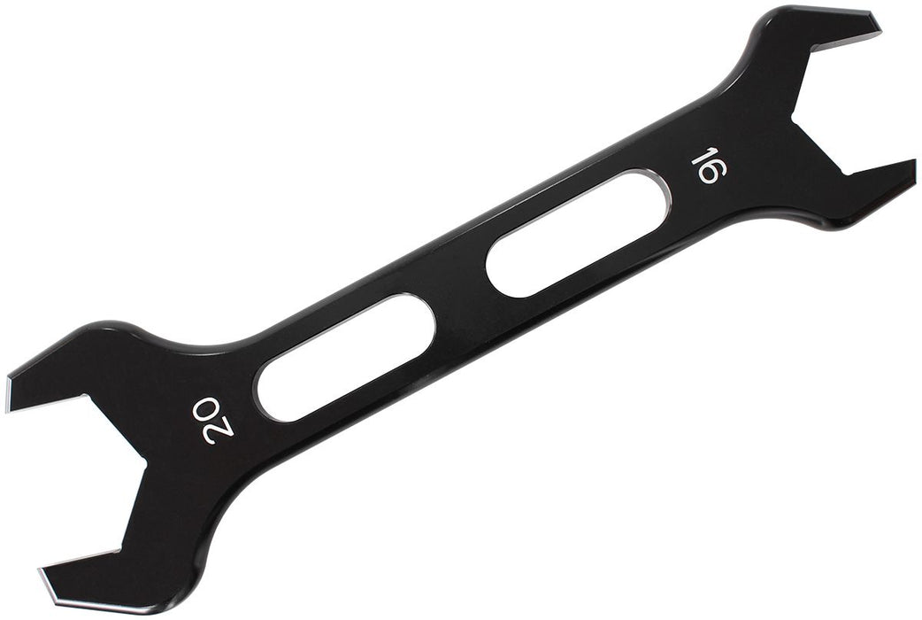 Aluminium AN Double Ended Pro Spanner -16AN & -20AN Black Finish