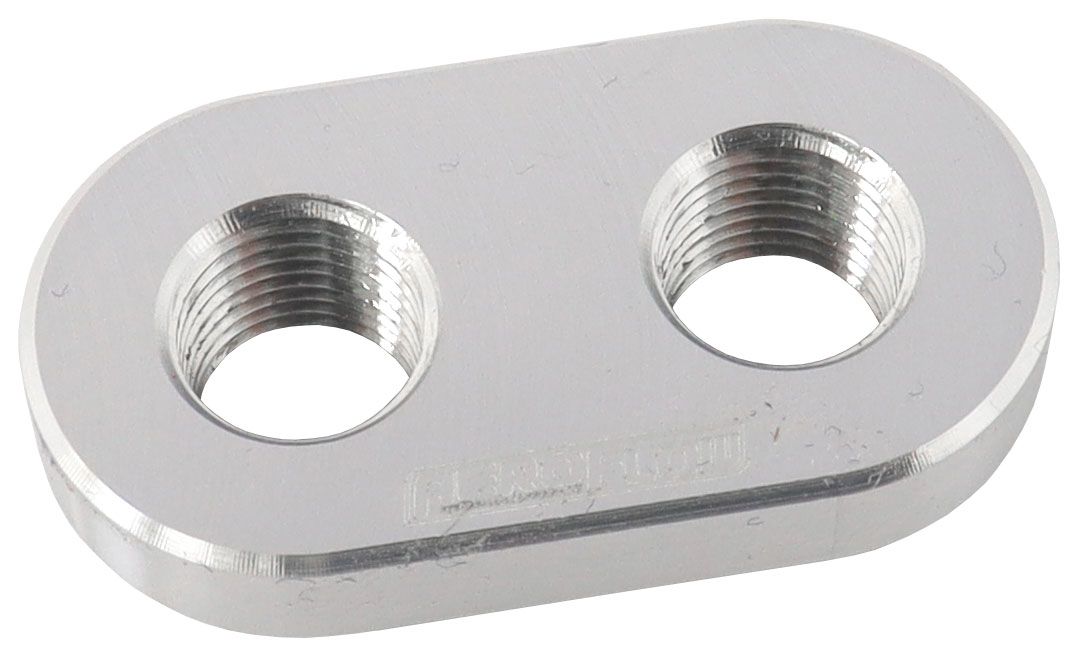 Aeroflow Weld-In Alloy Plate with 2 x 1/8" NPT Female Ports