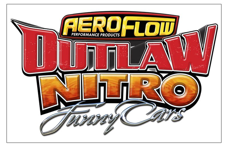 Aeroflow Outlaw Nitro Funny Car Sticker  207mm x 125mm