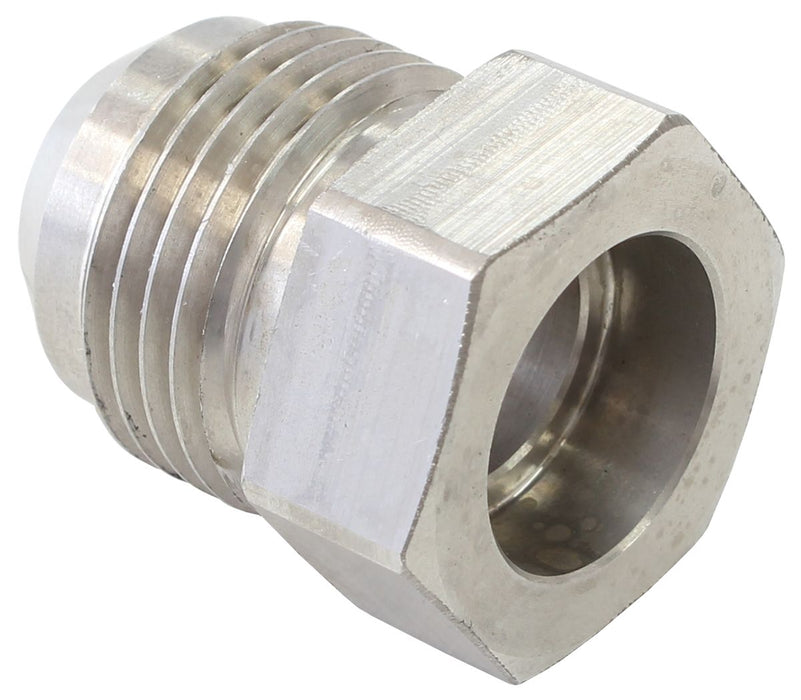 Weld-On Stainless Steel Male Hex -8AN Fitting  Suits 1/2" Hardline