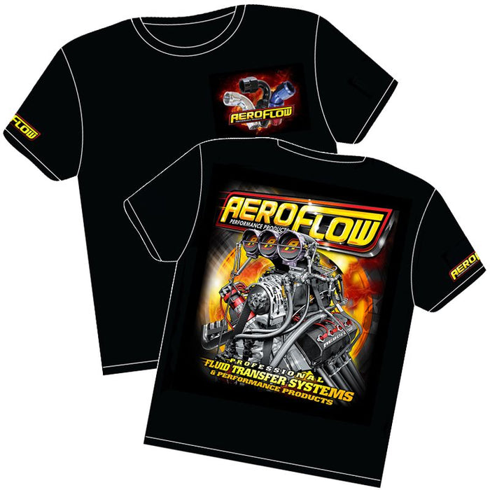 Aeroflow 'Nitro Hemi' Black T-Shirt   XXX-Large
