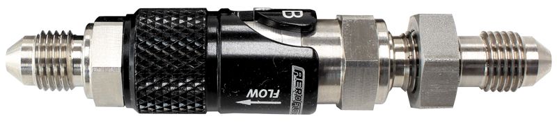 Titanium Quick Release Bulkhead Fitting -3 EPDM Seal  Black Finish