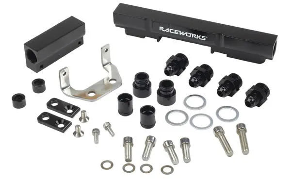 Raceworks Fuel Rails To Suit Mazda Rx7 Series 4/5 13Bt ALY-019BK