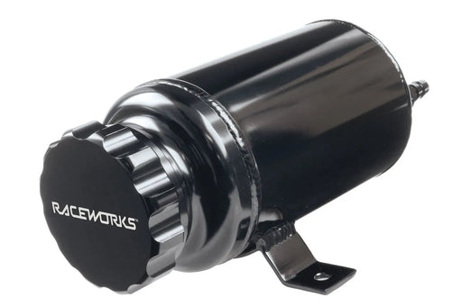 Raceworks 1L Black Radiator Overflow Tank Od 89mm H 180mm ALY-070BK