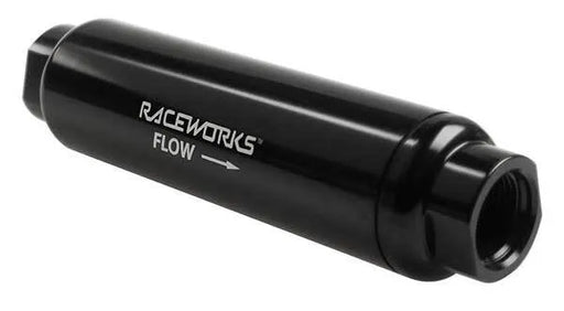 Raceworks An-12 Long Billet Fuel Filter Housing Od50mm Length 200mm ALY-077BKL