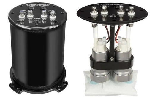 Raceworks Raceworks 2.8L Surge Tank Suits Single/Twin 39mm-40mm Intank Pumps ALY-083BK