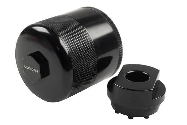 Raceworks Rw Billet Lifetime Oil Filter 3/4-16 30 Micron With Opener ALY-115-34BK