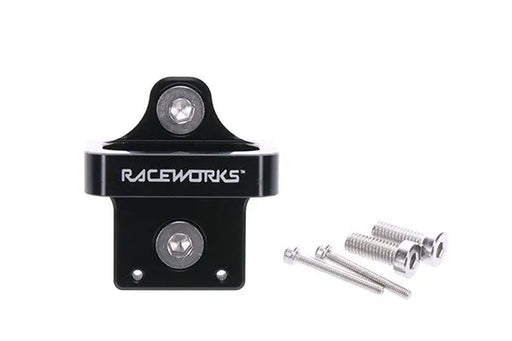 Raceworks 3Port Solenoid Black Billet Mount ALY-163BK