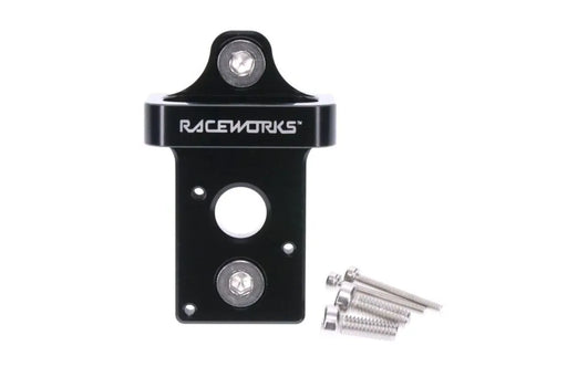 Raceworks 4Port Solenoid Black Billet Mount ALY-164BK
