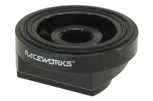 Raceworks Billet Oil Filter Spin On Adapter ALY-165BK